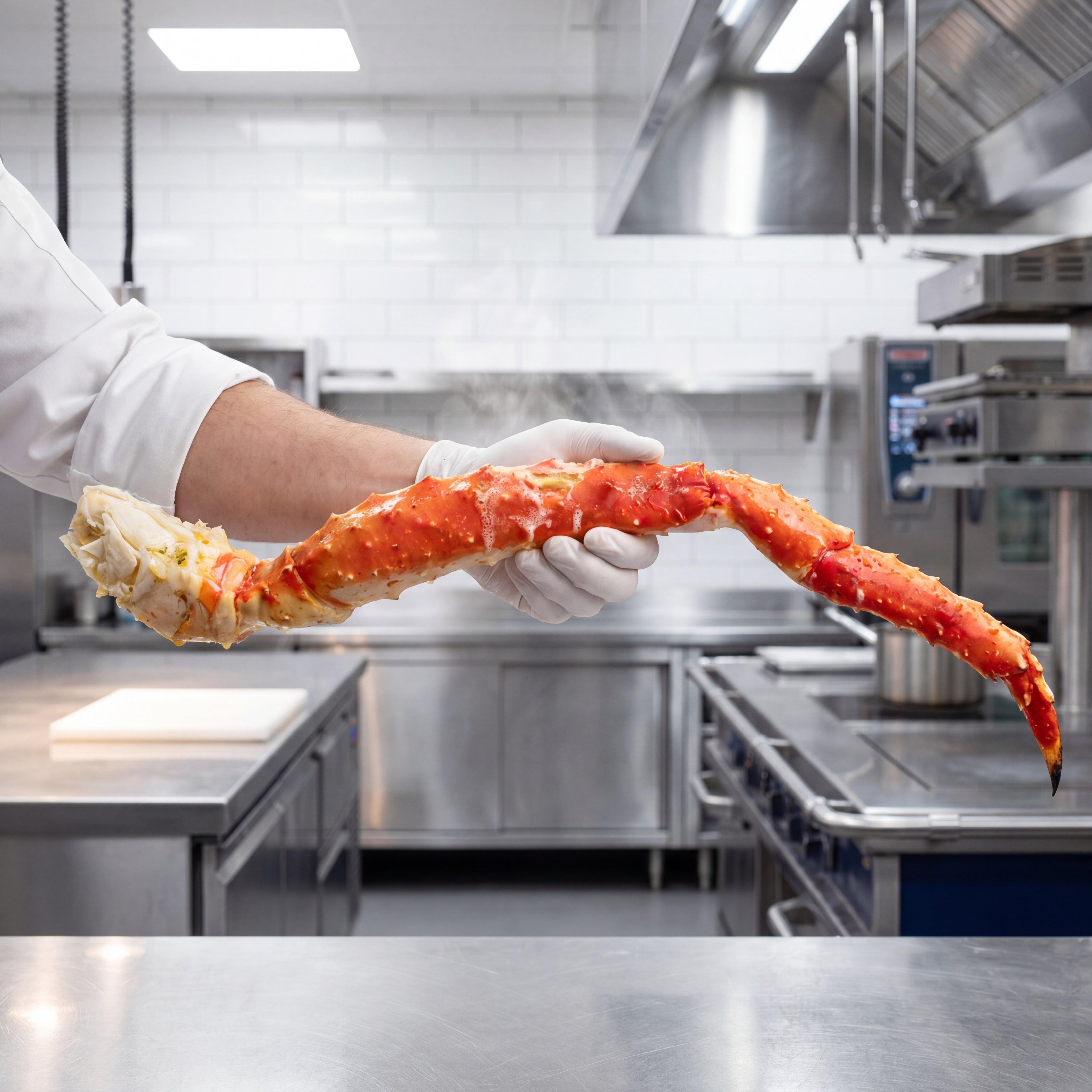 Direct from the Bering Sea: Colossal Alaskan Red King Crab Legs - 100% Wild Caught & Meaty (Ships Frozen)